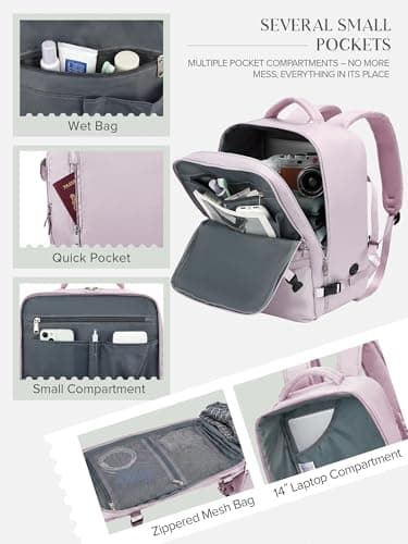 Hayayu Ryanair Cabin Bags 40x30x20 Underseat Carry-on Backpack Hand Luggage — view 3