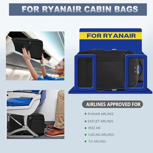 Lossga Ryanair Cabin Bags 40x30x20 Underseat Carry-ons Travel Backpack — view 2
