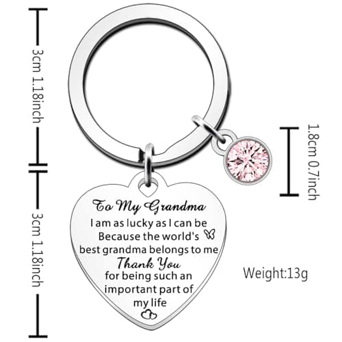 FMCC Grandma Gifts-Gifts for Grandma Birthday Christmas Mothers Day Best Grandma Gift from Granchildren Present Keyring — view 2