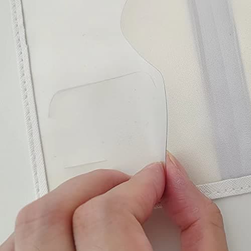 Passport Holder Cover, PU Leather Travel Wallet Case Organiser for Passport, Business Cards, Credit Cards, Boarding Passes (Sleeping owl) — view 5
