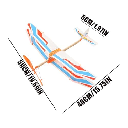 Rubber Band Airplane,Play Aircraft | Rubber Band Powered Glider Airplane Model | for Kids Boys Girls Students Adults Outdoor Camping Garden Sports — view 5