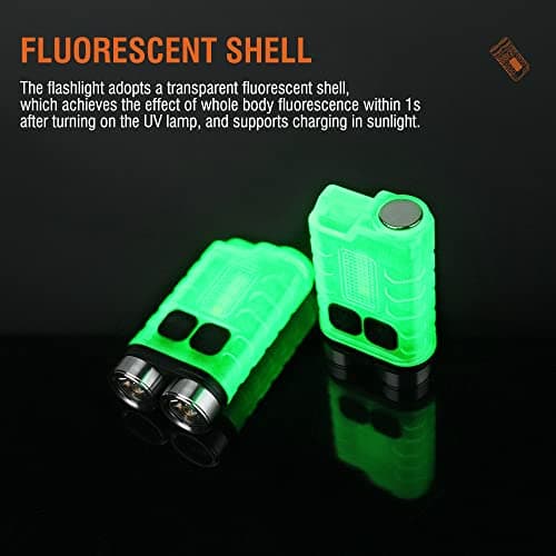 BORUIT V3 Small Torch Led Super Bright 1000 LM with 365nm UV Black Light — view 6