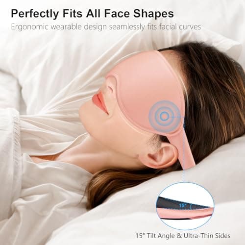 Gritin 100% Light Blocking Sleep Masks for Men&Women-Zero Eye Pressure Mask — view 4