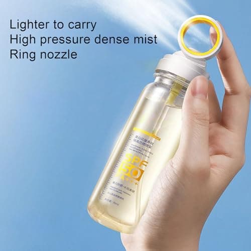Sunscreen Spray, Travel Spf 50, 1.97x7.87in Broad Spectrum Protection, 90ml Portable Size, Water-Resistant Formula for Workouts, Vacation, Water Sports, Outdoor Activities — view 6