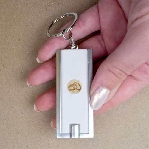Azeeda 'Wedding Rings' LED Keyring Torch (KT00042148) — view 3