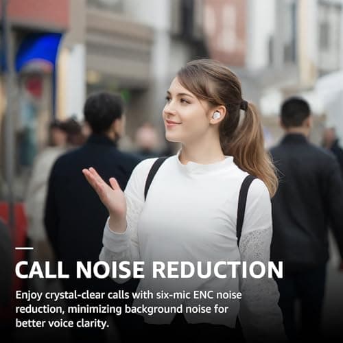 TOZO NC9 Hybrid Active Noise Cancelling Wireless Earbuds, 60H, LED Display — view 5