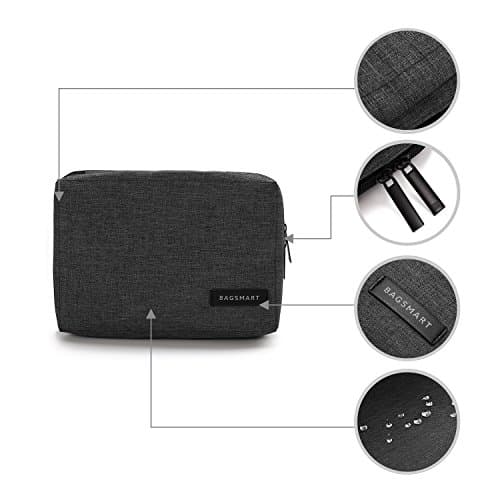 bagsmart Electronics Accessories Organiser Bag, Travel Cable Organiser Bag — view 4