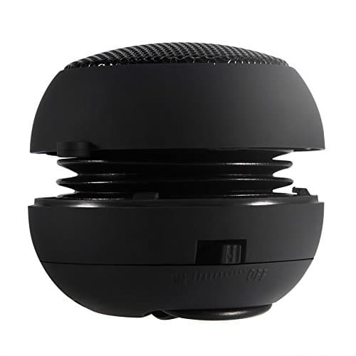 Mini Speaker, USB Lightweight Portable Travel 3.5mm Low Power Retractable Loud Speaker with Battery, for MP3, MP4, MP5, Mobile Phones, Computers(black) — view 6