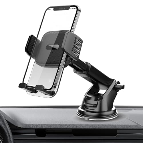VBGURR Car Phone Holder, Adjustable Suction Cup Windscreen Phone Mount