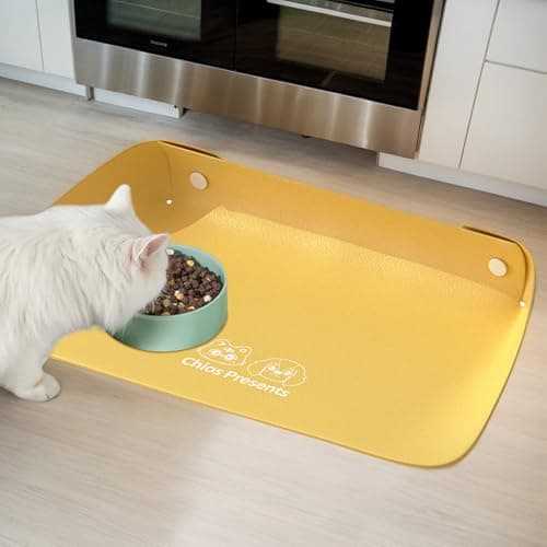 Cat Food Mat Puppy Water Feeding Placemat — view 3