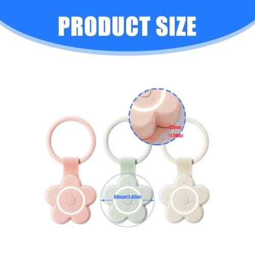Travel Friendly Sleeping Aid White Noise Machines Portable Timers Function Clip on Strollers Speakers 88mm Travel Friendly White Noise Machines — view 5
