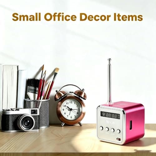 Mini Radio Bluetooth Speaker, Portable FM Radio, Outdoor Wireless Mini Speaker, Music Speaker, MP3 Player, Sound Station, USB, Line-In, Micro SD TF (Pink) — view 6