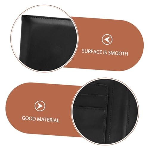 Beaupretty Leather Passport Holder for Travel Card Holder RFID Blocking Passport Sleeve for Traveling Essentials — view 3