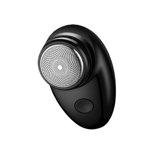 Portable Electric Men Shaver, Wet Dry Trimmer Shaving Machine, Small Face Shaver, Rechargeable Travel Beard Trimmer Detachable Washable Head Portable Pocket Size