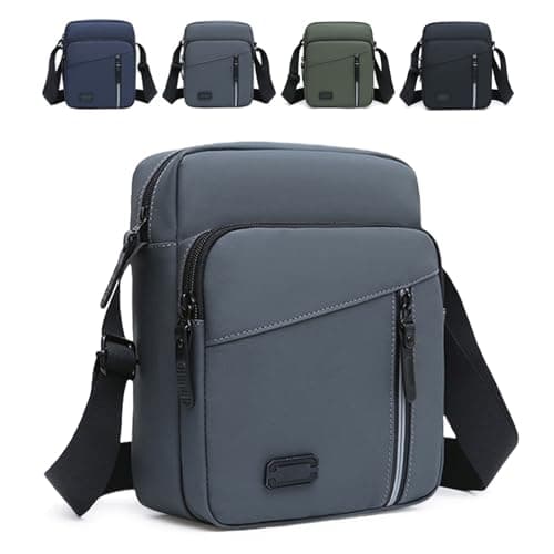 VIRAHYEM Men's Shoulder Bag Crossbody Bag Large Business Messenger Bag