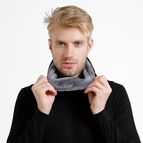 Onvavient Winter Scarf Neck Warmer Gaiter Face for Men Women Warm Fleece Ski — view 4