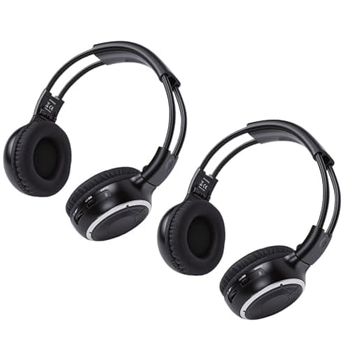 Ejoyous Infrared Car Headphones, 2 Channel Dual Audio — view 2