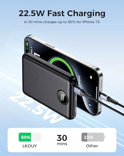 Power Bank Fast Charging 10000mAh, 22.5W Portable Charger with LED Display — view 3