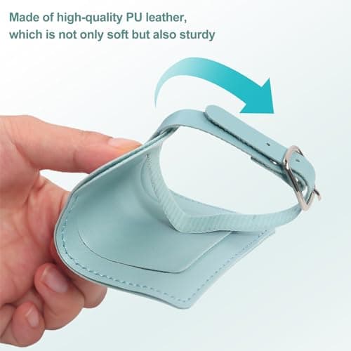 Redamancy Luggage Tags, Leather Suitcase Tags, Luggage Tags for Suitcases with Adjustable Strap Privacy Protection Cover for Preventing Loss of Bags and Suitcases — view 5
