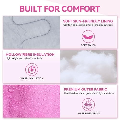 Clostnature Sleeping Bag for Adults and Kids, Lightweight Sleeping Bags — view 3