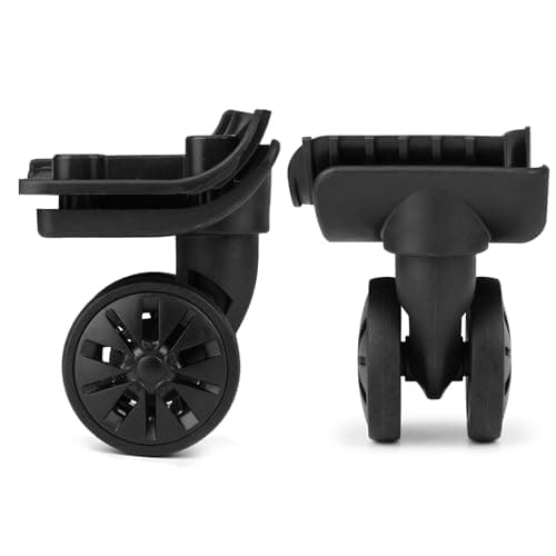Volein 1 Pair Suitcase Wheels Replacement Luggage Wheels for Repairing Damaged Suitcase Compartment Wheels with 4 Screw Holes(V249) — view 6