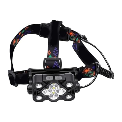 XUXHOU Rechargeable LED Headlamp, 2500LM Motion Sensor 2000mAh