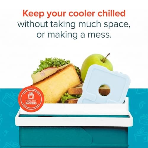 Healthy Packers Ice Packs for Lunch Boxes & Coolers, Slim Long Lasting, 4pk — view 4