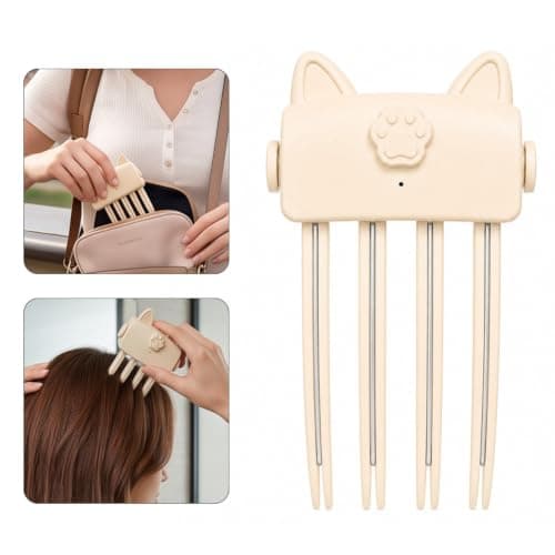 Heated Root Lifting Hair Clips for Crown Hair Volumizing Styling — view 6