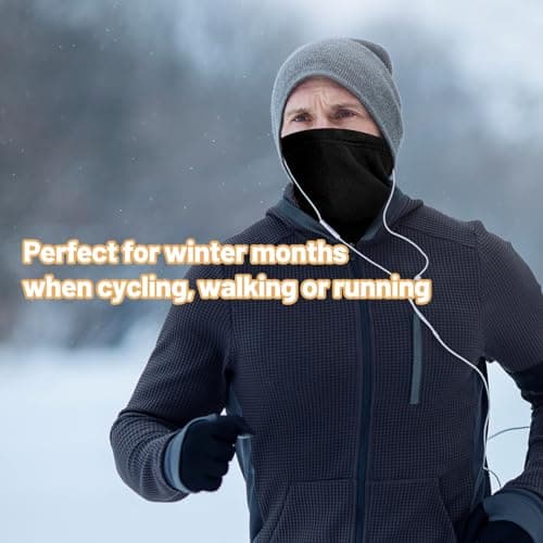 FEIKELUN Winter Snoods for Men Women Neck Warmer Fleece Ski Neck Gaiter — view 4