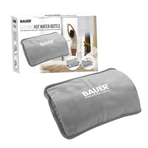 Bauer Professional 38969 Rechargeable Electric Hot Water Bottle/Grey/Soft Touch Fleece Cover/Hand Warmer/Rechargeable / 3 Colours — view 6