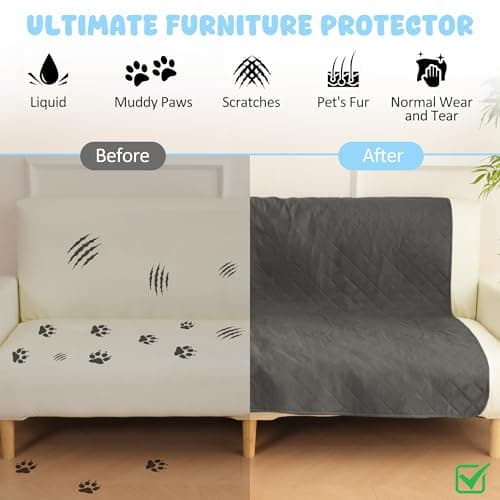 HezzLuv Waterproof Dog Blanket for Sofa Cover 157x127cm Pet Throw — view 5