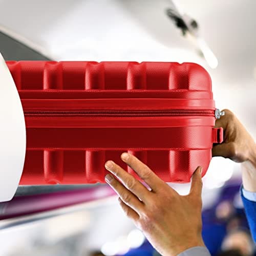 Flight Knight Lightweight 4 Wheel ABS Hard Case Medium Suitcase Approved for Over 100 Airlines Including easyJet, British Airways, Ryanair, Jet2, Emirates & Many More - Check-in Medium Size 25" — view 5
