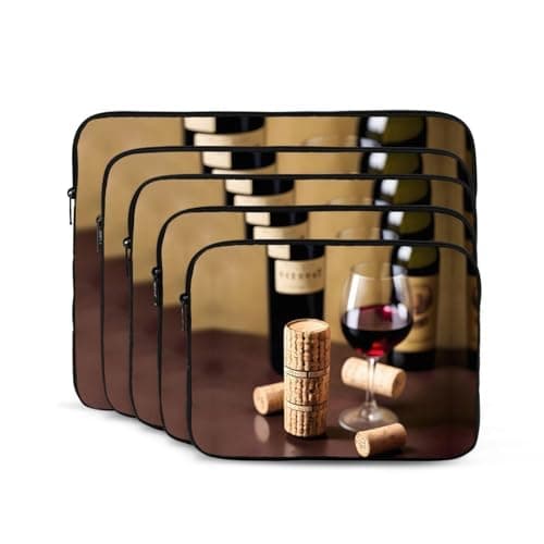 Wine Cork Laptop Case, Computer Case Laptop Gifts For Men Women For Travel Abroad — view 2
