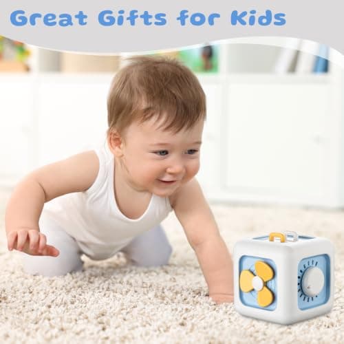 lerrbo Busy Cube Sensory Toy for Babies 6M+, 1PCS — view 6