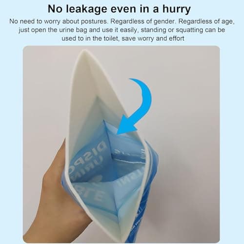 Pee Bags for Travel Spill-Proof Unisex Hygienic Vomit Poop — view 5