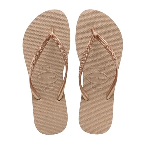 Havaianas Slim Women's Flip Flop, Rose Gold, 5 UK