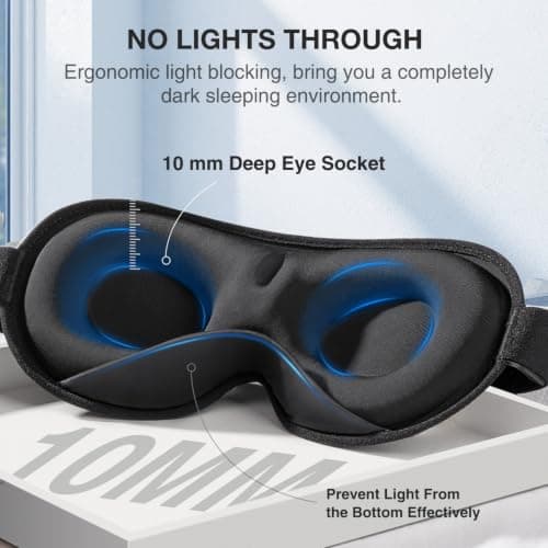 Umisleep Weighted Sleep Mask Women Men, Relieve Stress, Headache,120g — view 4