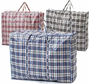 BARGAIN FACTORY Large Laundry Bag – Zipper – Handle – Multipurpose – Luggage Moving – Packing – Toys – Picnic – Toys - Fruits & Vegetables – Market – Cosmetics – Water bottle – Reusable – 60x60 – 1pc