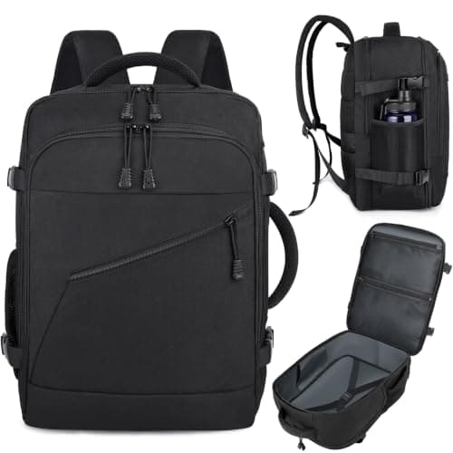 HILOMON Personal Item Size Travel Backpack, Carry On Bag Flight Approved