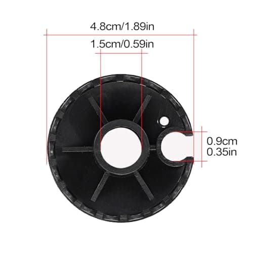 Mud Baskets For Hiking Poles - 4.8×2.2cm Trekking Pole Tip Protectors Set Of 2, Removable Replacement Mud Protectors, Universal Walking Stick Accessories For Hiking Trekking — view 4