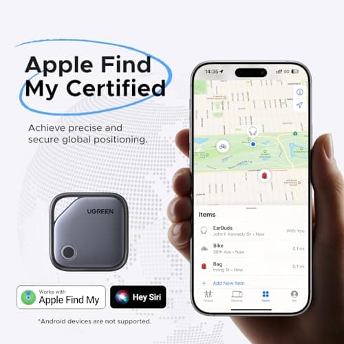 UGREEN FineTrack Tracker for Apple Find My (iOS only), USB-C Rechargeable — view 3