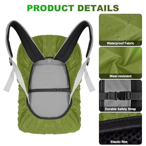 LAMA 2 Pack Waterproof Backpack Rain Cover for Size S 18L–25L Rucksack — view 5