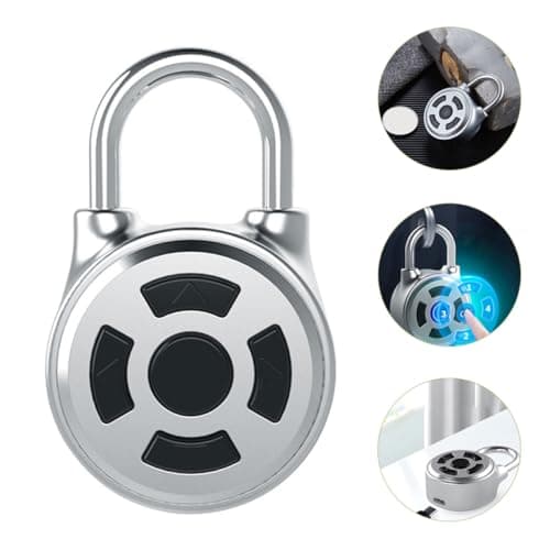 Hohopeti Smart Wireless Padlock with Keypad Password for Gym Locker, Luggage, and Outdoor Gate Lock, App-Controlled Combination Lock for Secure Travel and Home Use — view 4
