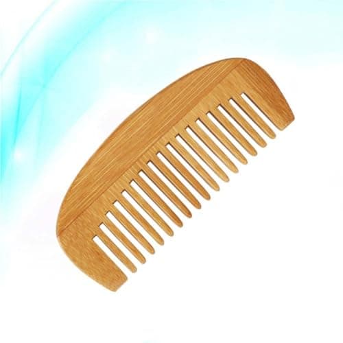 Bamboo Crescent Hair Comb Anti Static Portable 12 by 5.2cm — view 5