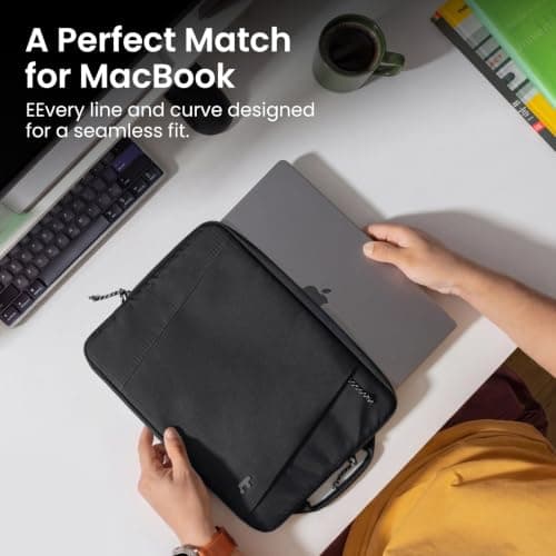 tomtoc Slim & 360 Protective Laptop Sleeve for 13-inch MacBook Air M5 A3449 — view 2