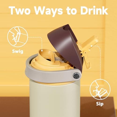 Meoky 710ml Insulated Stainless Steel Water Bottle for Travel Sports Gym — view 2