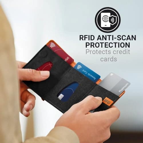 Go Travel RFID Wallet - Tri-Fold Micro for Cards, Anti Identity Theft — view 4