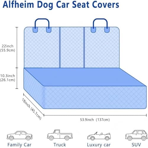 EXCTLOE Dog Seat Protector for LEXUS ES 300h 2018-2026 — view 4