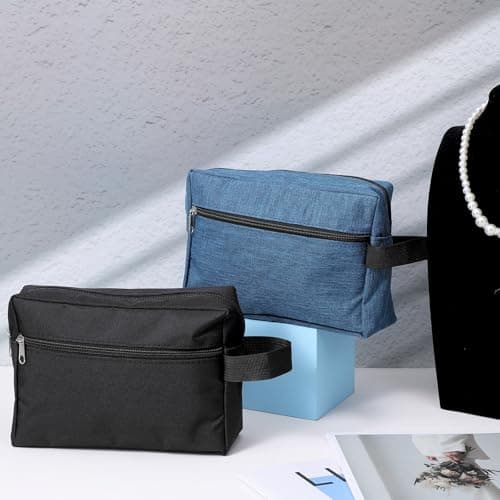 Pafeooui 8 Pack Travel Toiletry Bag, Water Resistant Portable Makeup Cosmetic Organizer Pouch Shaving Bag With Large Capacity For Men Women, 4 Colors — view 6