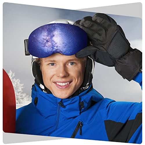 Civaner 6 Pcs Ski Goggle Cover, Microfiber Protective Sleeve,Night Sky — view 5